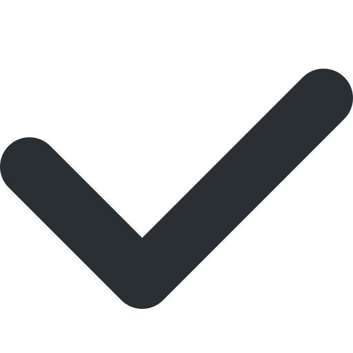 Check Mark as drawn by Twitter / X in Twemoji 2.2.3