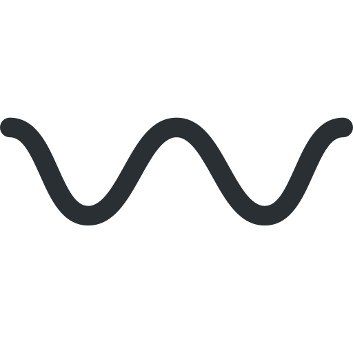 Wavy Dash as drawn by Twitter / X in Twemoji 2.2.3