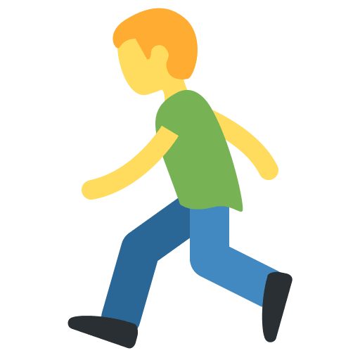Person Running, the design in this release