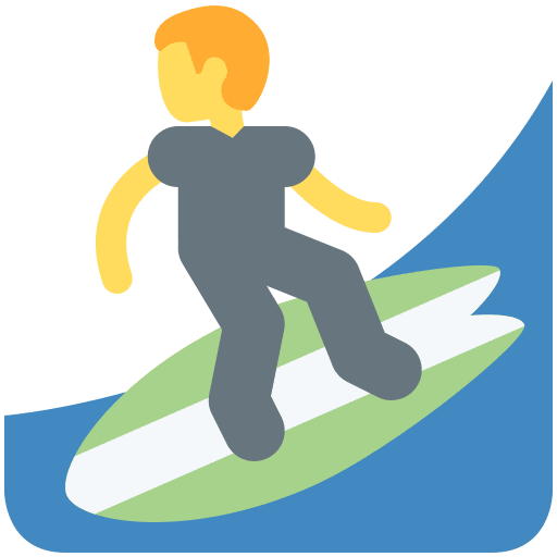 Person Surfing, the design in this release