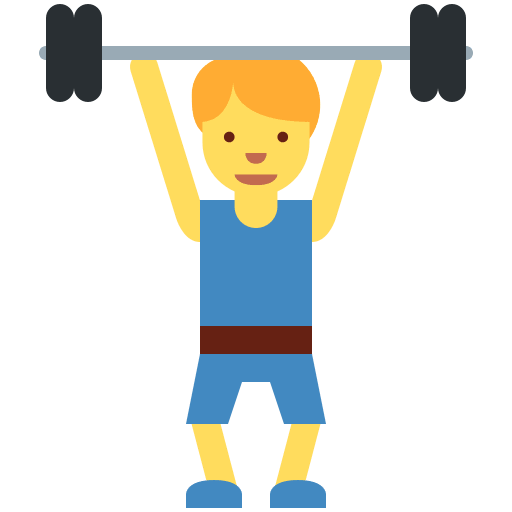Person Lifting Weights, the design in this release