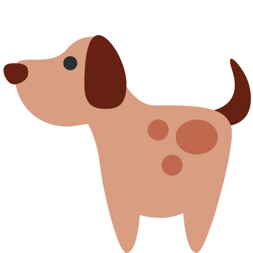 Cane as drawn by Twitter / X in Twemoji 2.2