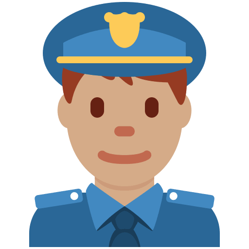 Police Officer: Medium Skin Tone, the design in this release