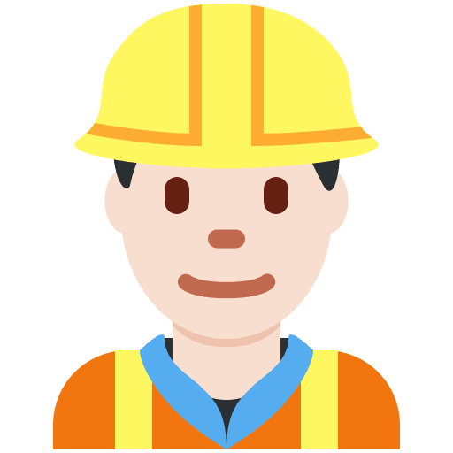 Construction Worker: Light Skin Tone, the design in this release