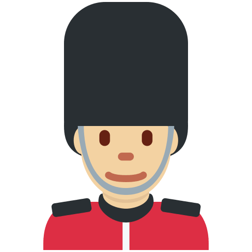 Guard: Medium-Light Skin Tone, the design in this release