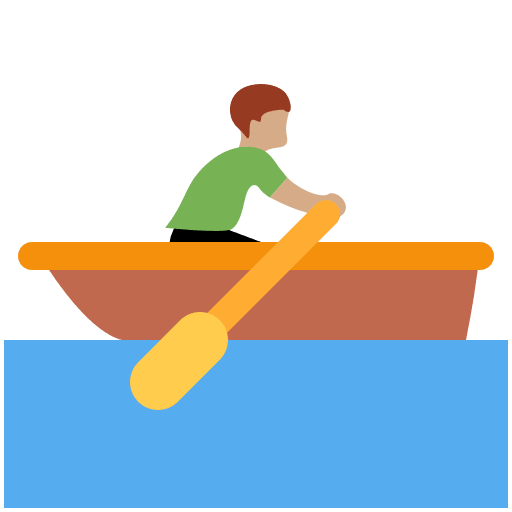 Person Rowing Boat: Medium Skin Tone, the design in this release