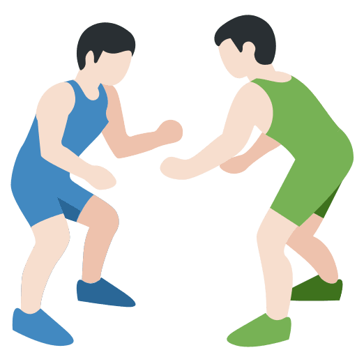 People Wrestling: Light Skin Tone, the design in this release