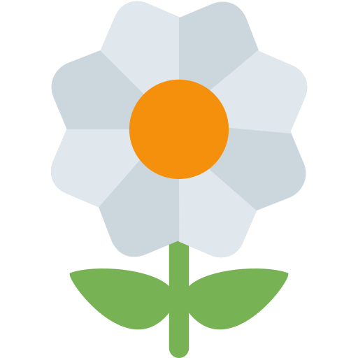 Blossom as drawn by Twitter / X in Twemoji 2.3