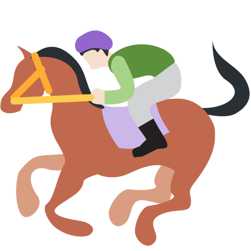 Horse Racing: Light Skin Tone, the previous design