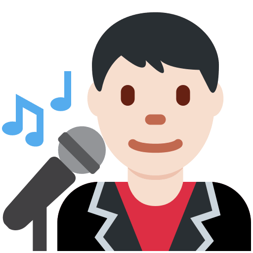 Man Singer: Light Skin Tone, the previous design