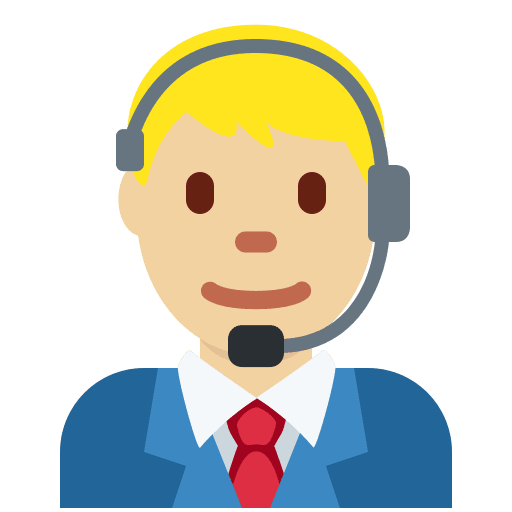 Man Office Worker: Medium-Light Skin Tone, the previous design