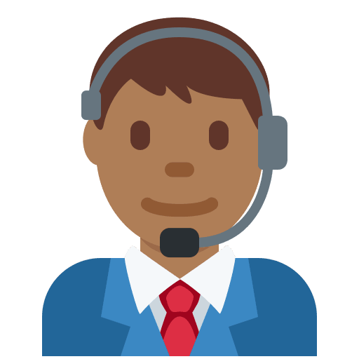 Man Office Worker: Medium-Dark Skin Tone, the previous design