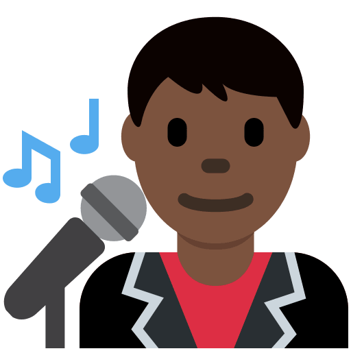 Man Singer: Dark Skin Tone, the previous design