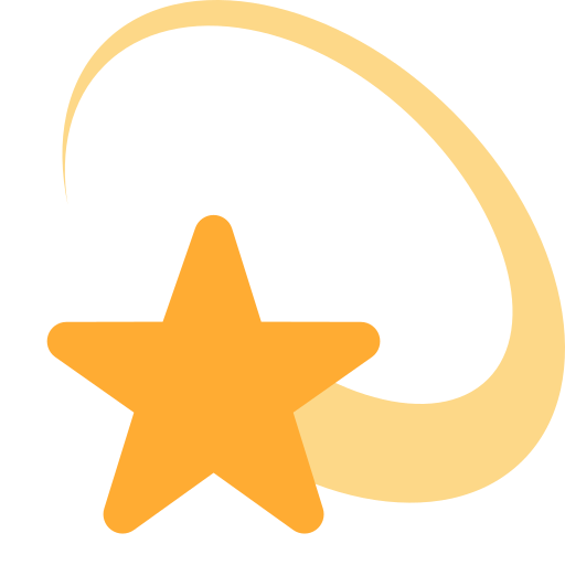 Dizzy as drawn by Twitter / X in Twemoji 2.3