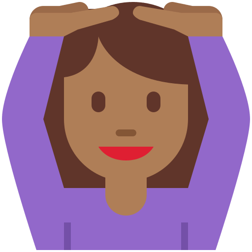 Woman Gesturing OK: Medium-Dark Skin Tone, the previous design