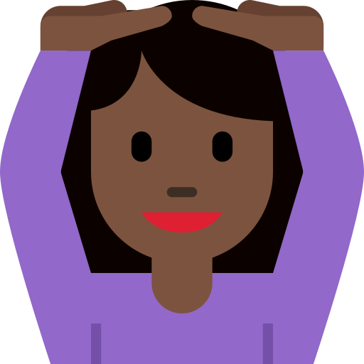 Person Gesturing OK: Dark Skin Tone, the previous design