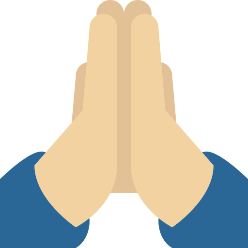Folded Hands: Medium-Light Skin Tone, the previous design