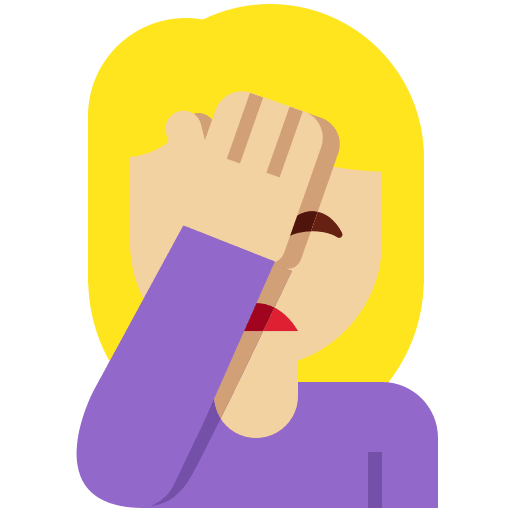 Woman Facepalming: Medium-Light Skin Tone, the design in this release