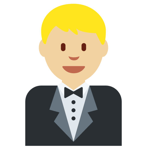 Person in Tuxedo: Medium-Light Skin Tone, the previous design