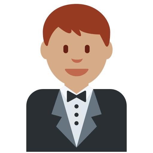 Person in Tuxedo: Medium Skin Tone, the previous design