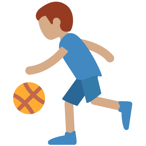 Person Bouncing Ball: Medium Skin Tone, the previous design