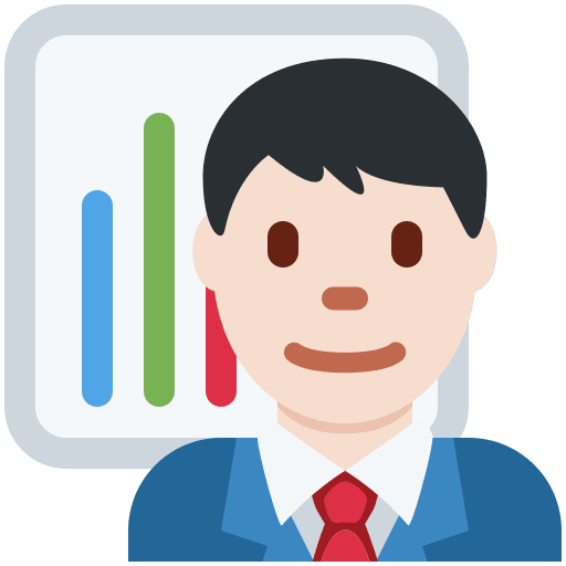 Man Office Worker: Light Skin Tone, the design in this release