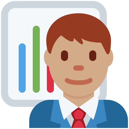 Man Office Worker: Medium Skin Tone, the design in this release