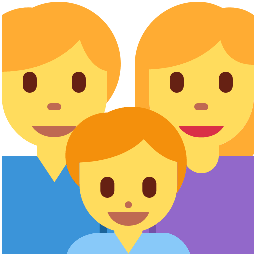 Family: Man, Woman, Boy, the design in this release