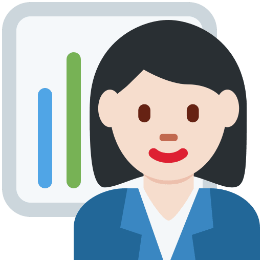 Woman Office Worker: Light Skin Tone, the design in this release