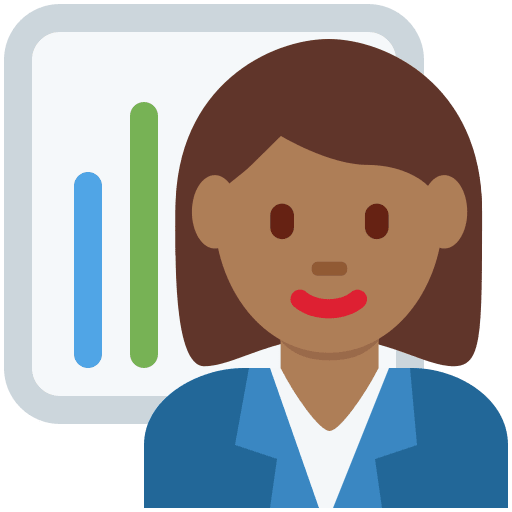 Woman Office Worker: Medium-Dark Skin Tone, the design in this release
