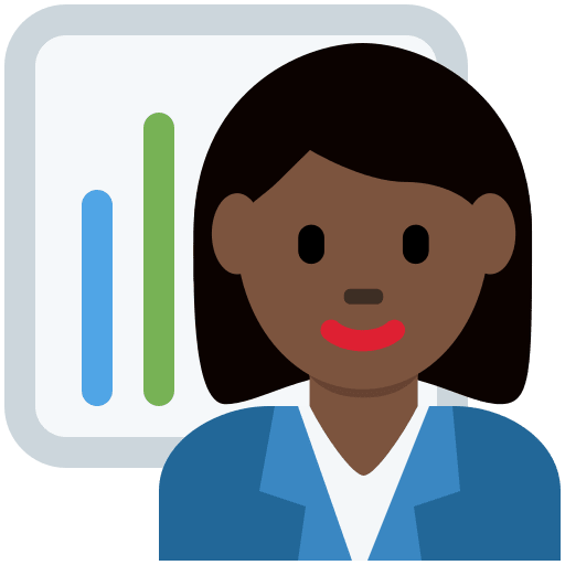 Woman Office Worker: Dark Skin Tone, the design in this release