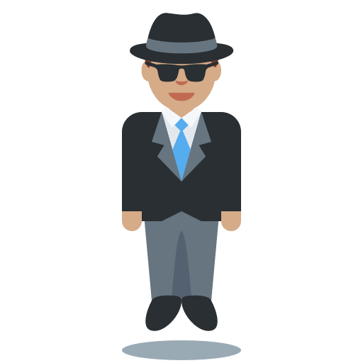 Person in Suit Levitating: Medium Skin Tone, the design in this release