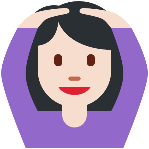 Woman Gesturing OK: Light Skin Tone, the design in this release