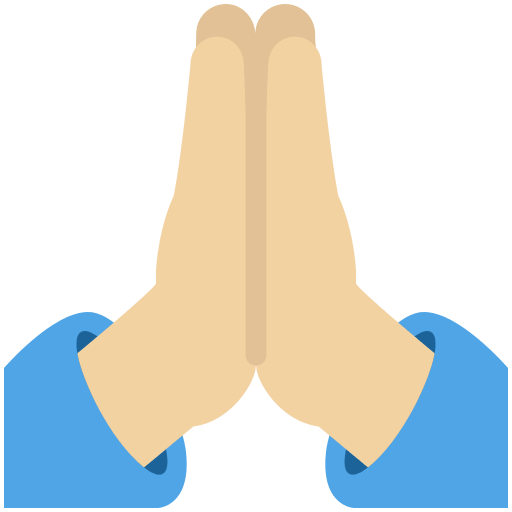 Folded Hands: Medium-Light Skin Tone, the design in this release