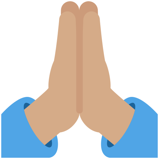 Folded Hands: Medium Skin Tone, the design in this release