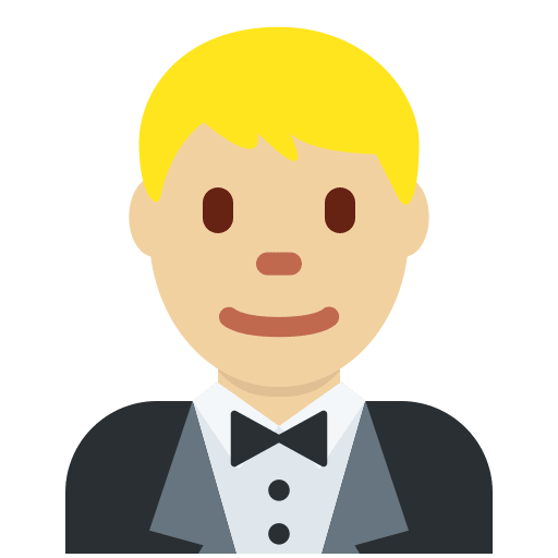Person in Tuxedo: Medium-Light Skin Tone, the design in this release