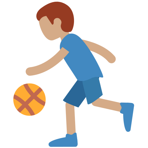 Man Bouncing Ball: Medium Skin Tone, the design in this release