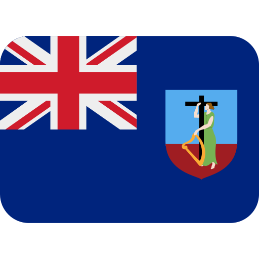 Flagge: Montserrat as drawn by Twitter / X in Twemoji 2.5