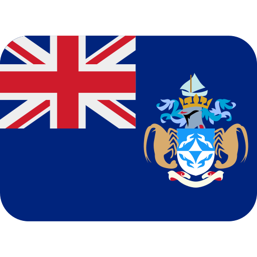Flag: Tristan Da Cunha as drawn by Twitter / X in Twemoji 2.6