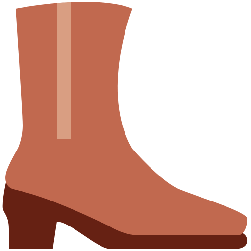 Woman’s Boot as drawn by Twitter / X in Twemoji 2.6