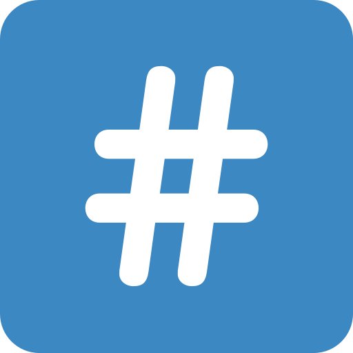 Keycap: # as drawn by Twitter / X in Twemoji 2.6