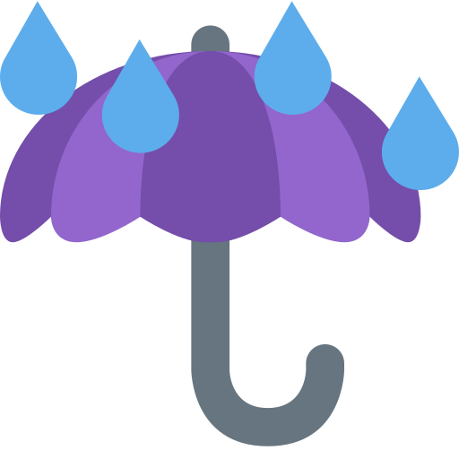 Umbrella with Rain Drops, the previous design