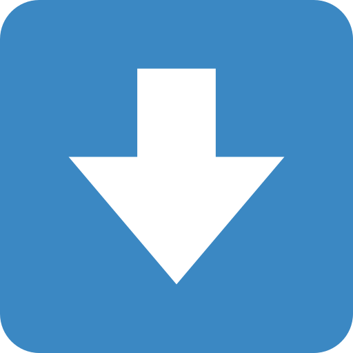 سهم لأسفل as drawn by Twitter / X in Twemoji 2.7