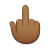 Middle Finger: Medium-Dark Skin Tone, the previous design