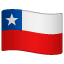 Flag: Chile as drawn by WhatsApp in 2.17
