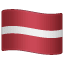 Flag: Latvia as drawn by WhatsApp in 2.17