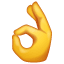 OK Hand as drawn by WhatsApp in 2.17