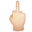 Middle Finger: Light Skin Tone, the design in this release