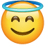 天使の輪がついた笑顔 as drawn by WhatsApp in 2.17