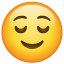 relieved face — WhatsApp
